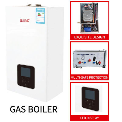 Muur het Hangen van de Boiler Witte Shell Top Component Heat And van het Warm watergas het Bad Dubbele Functie